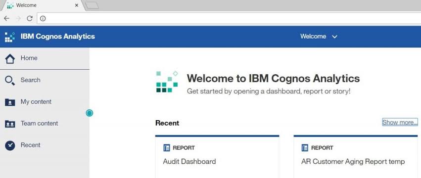 IBM landing page image