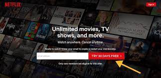 netflix landing page image
